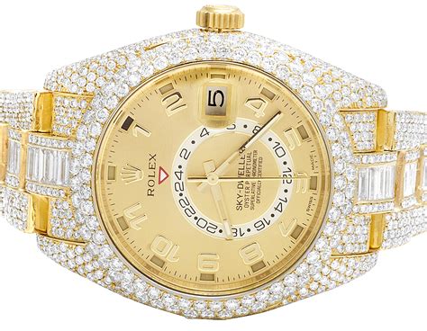 vvs diamonds rolex|Rolex full diamond watch price.